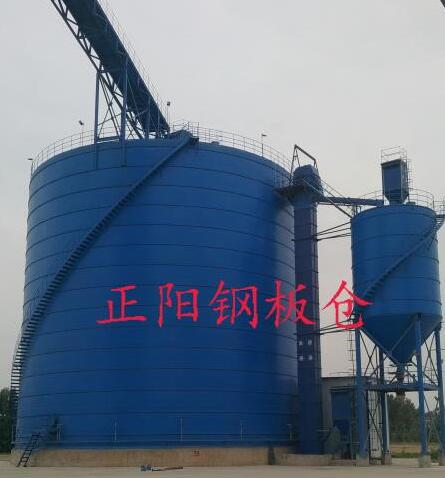 雷鸣镇大型矿粉钢板库